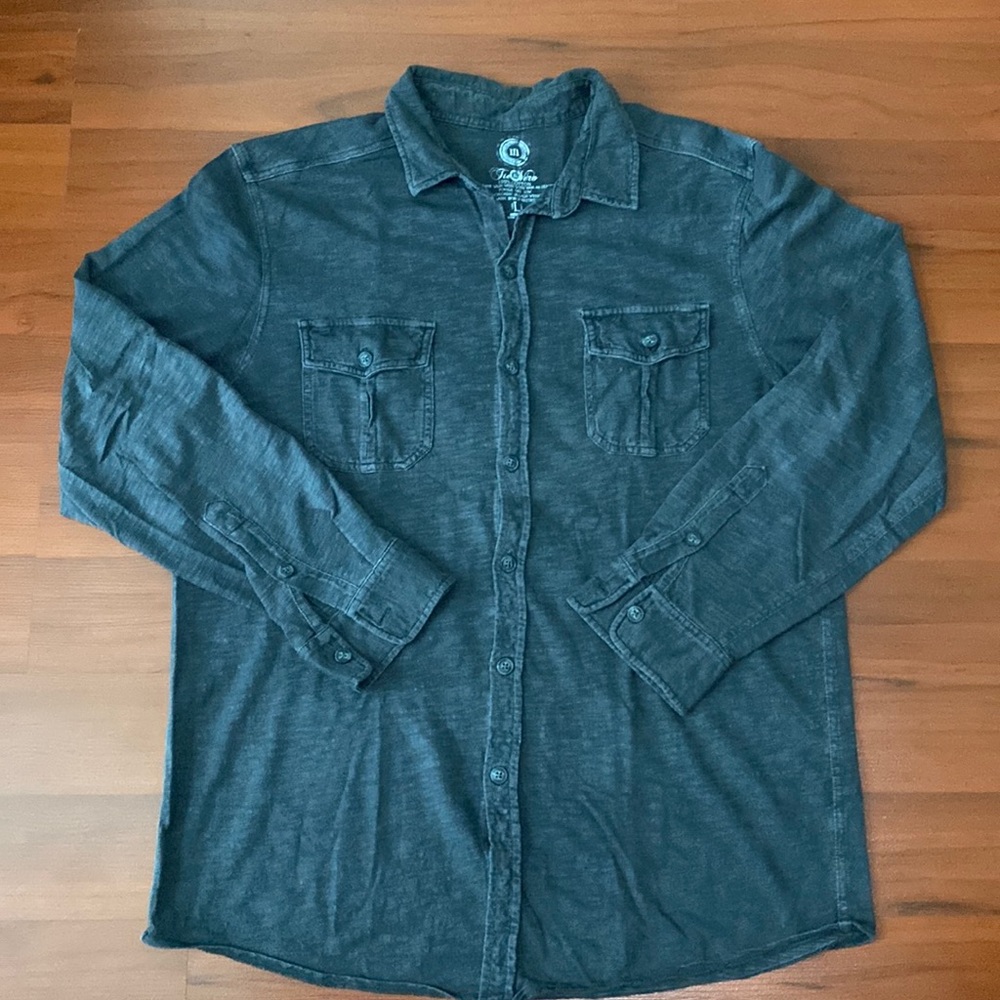 Tre Vero Long Sleeve button down Gently Worn casual Shirt in good condition SZ L